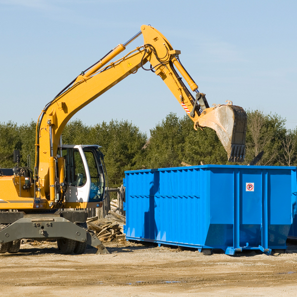 are there any restrictions on where a residential dumpster can be placed in Dayton New York